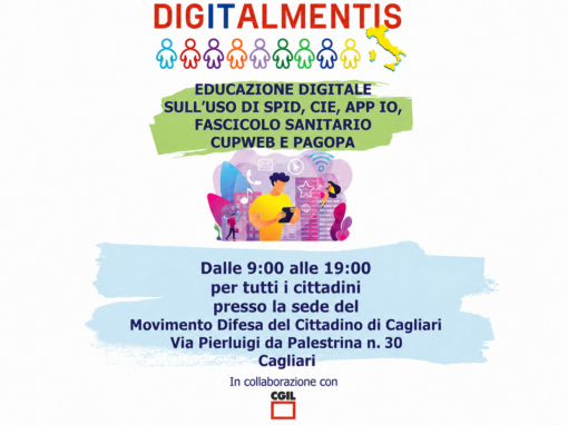 Evento Digitalmentis – Simulazioni con monitor totem – 27/7/26 Educazione Digitale sull’uso di SPID, CIE, App IO, Fascicolo Sanitario Cupweb e PagoPa