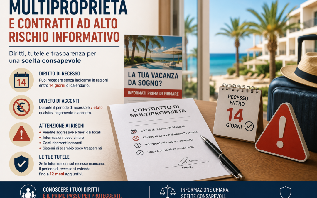 MULTIPROPRIETÀ E CONTRATTI AD ALTO RISCHIO INFORMATIVO